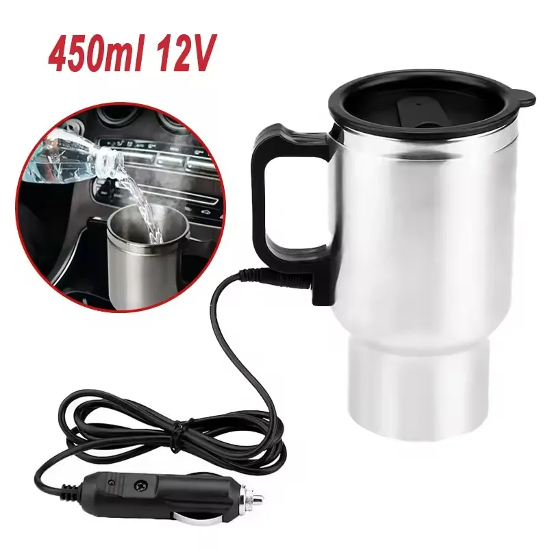 Outdoor Camping Kettle - Ketel Mobil Pemanas Listrik 12V 450ml