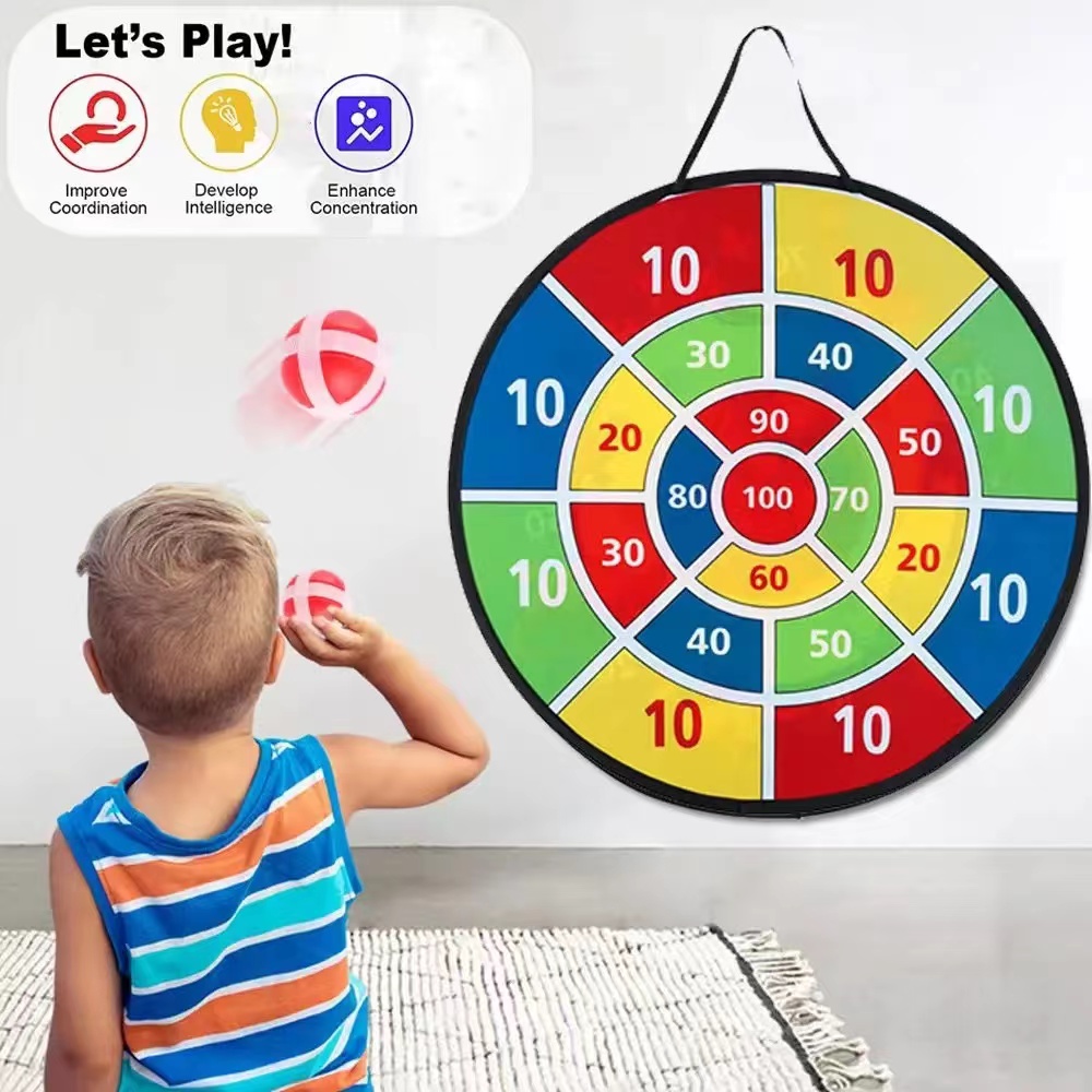 Outdoor Camping Games For Kids - Permainan Interaktif Keluarga Papan Dart Bola