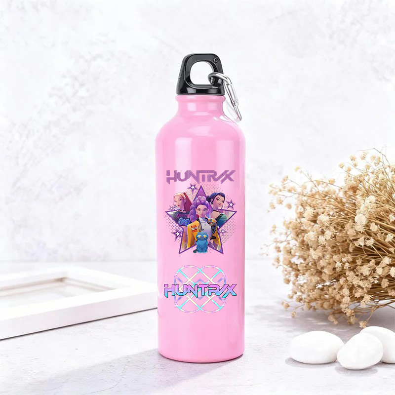 Outdoor Camping Kettle - Botol Air Aluminium Gambar Anime, Botol