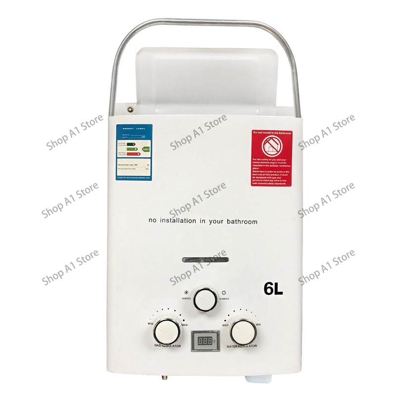 Outdoor Camping Hot Water Heater - Pemanas Air 6L untuk Berkemah di