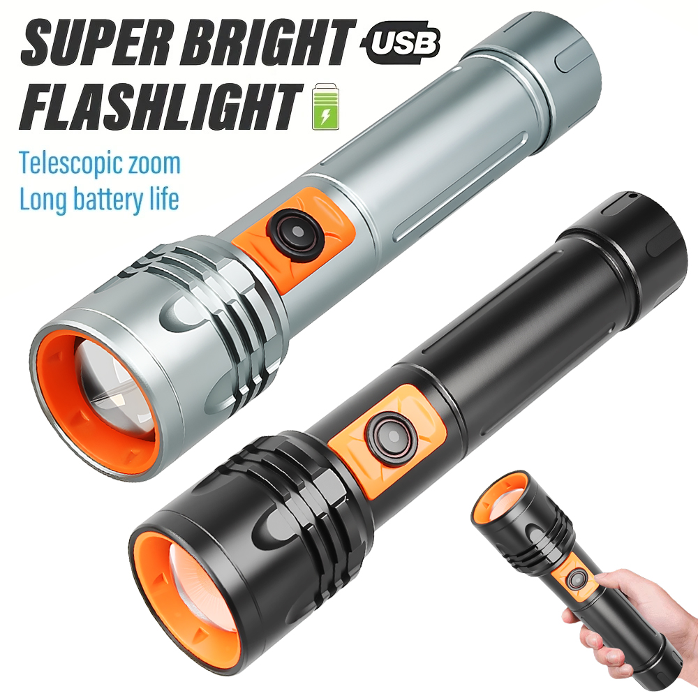 Outdoor Camping Lantern - Senter LED Daya Tinggi Senter USB