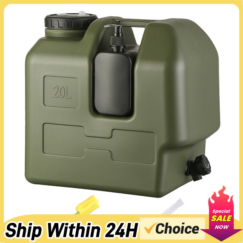 Outdoor Camping Kettle - 15/20L Tempat Penyimpanan Air Portabel untuk