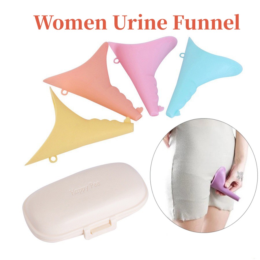 Portable Camp Toilet - Urinal wanita silikon, perjalanan luar ruangan