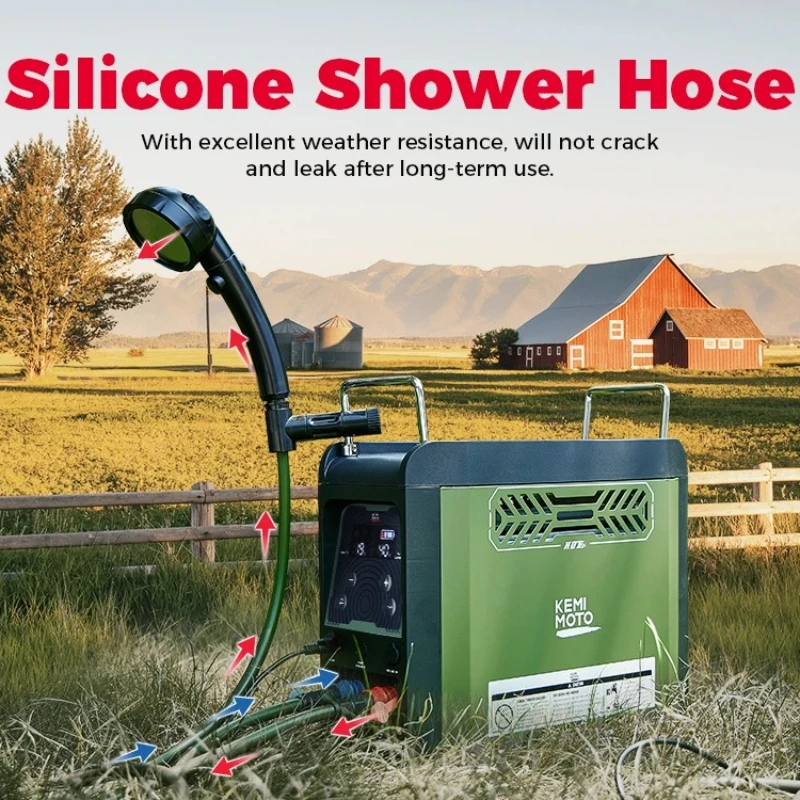 Outdoor Camping Shower - KEMIMOTO Pemanas Air Portabel Shower Butana
