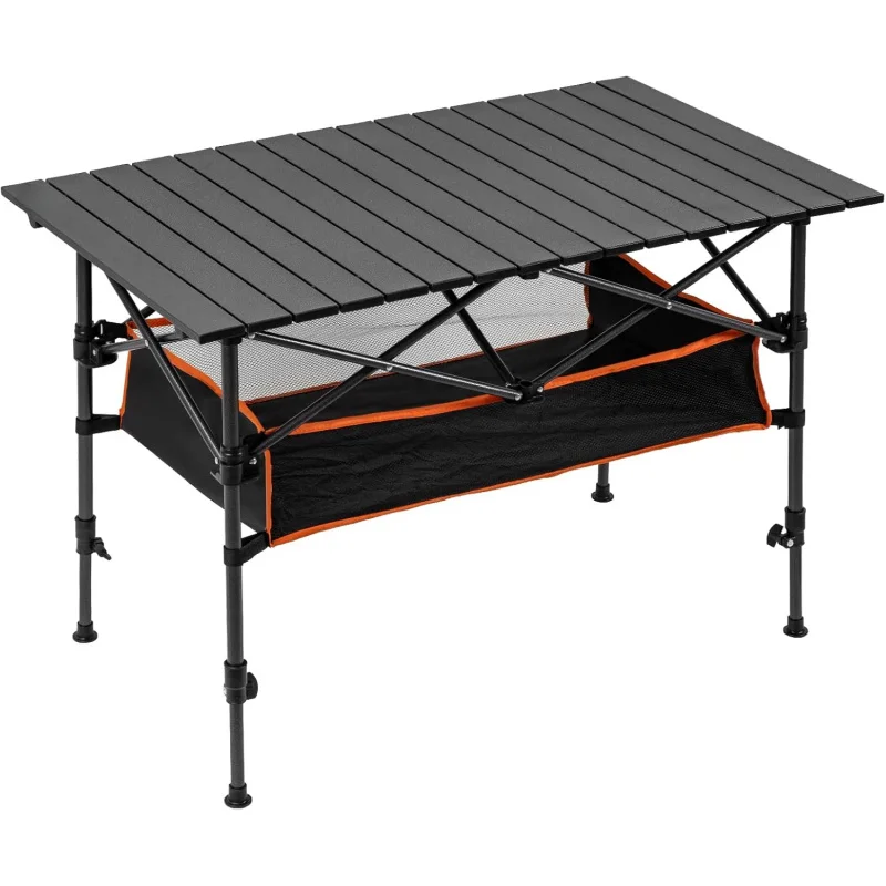 Outdoor Camping Table With Storage - Meja Camping dengan Keranjang Penyimpanan, Meja