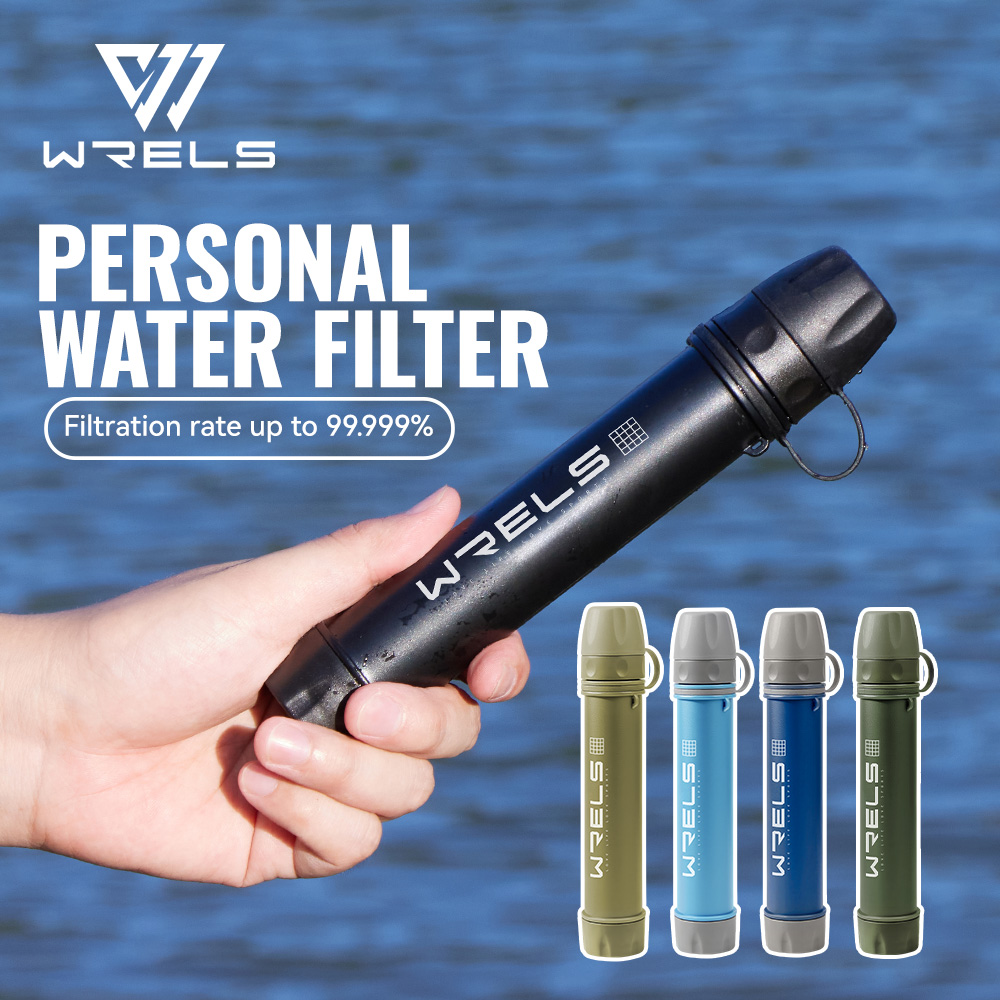 Outdoor Camping Water Filter - WRELS Pemurni Air Luar Ruangan Portabel,