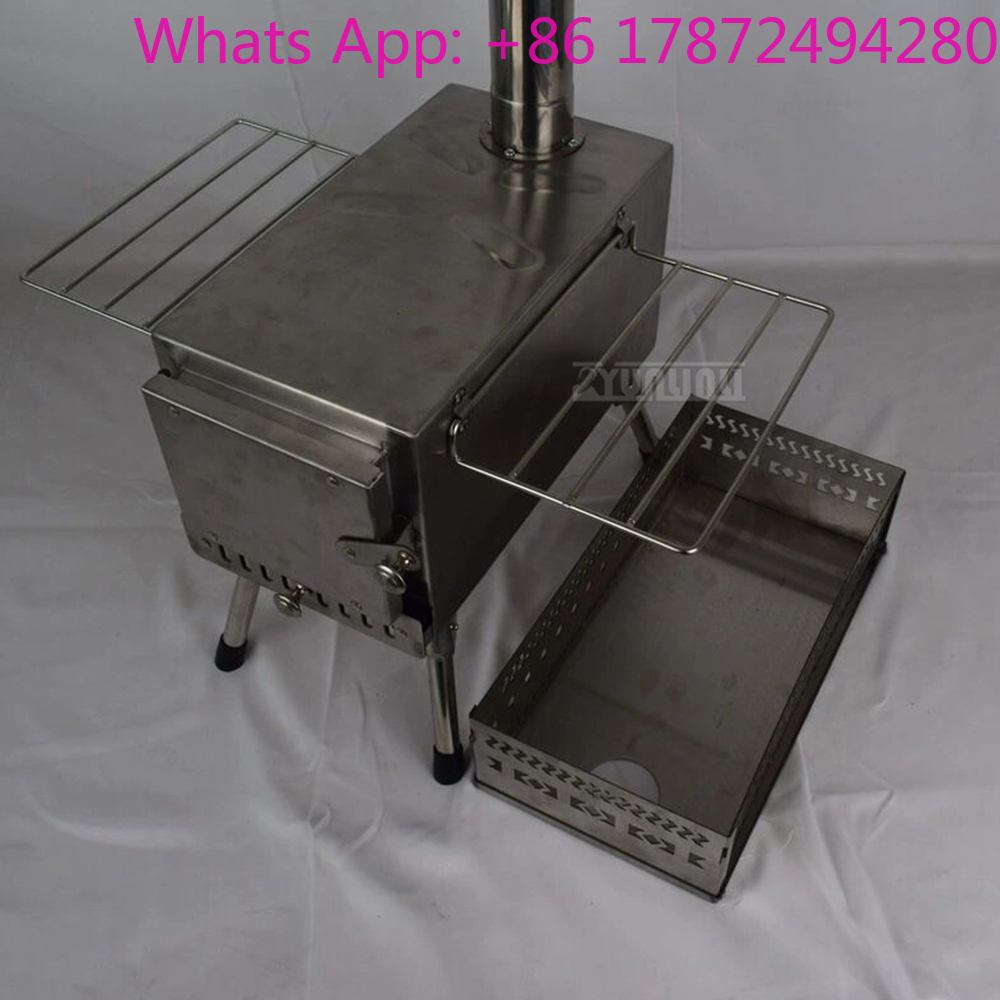 Outdoor Camping Wood Burning Stove - Kompor Pemanas Kayu Bakar Portabel Kompor