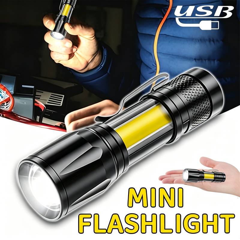 Outdoor Camping Lantern - Senter LED Mini Lampu Sorot COB