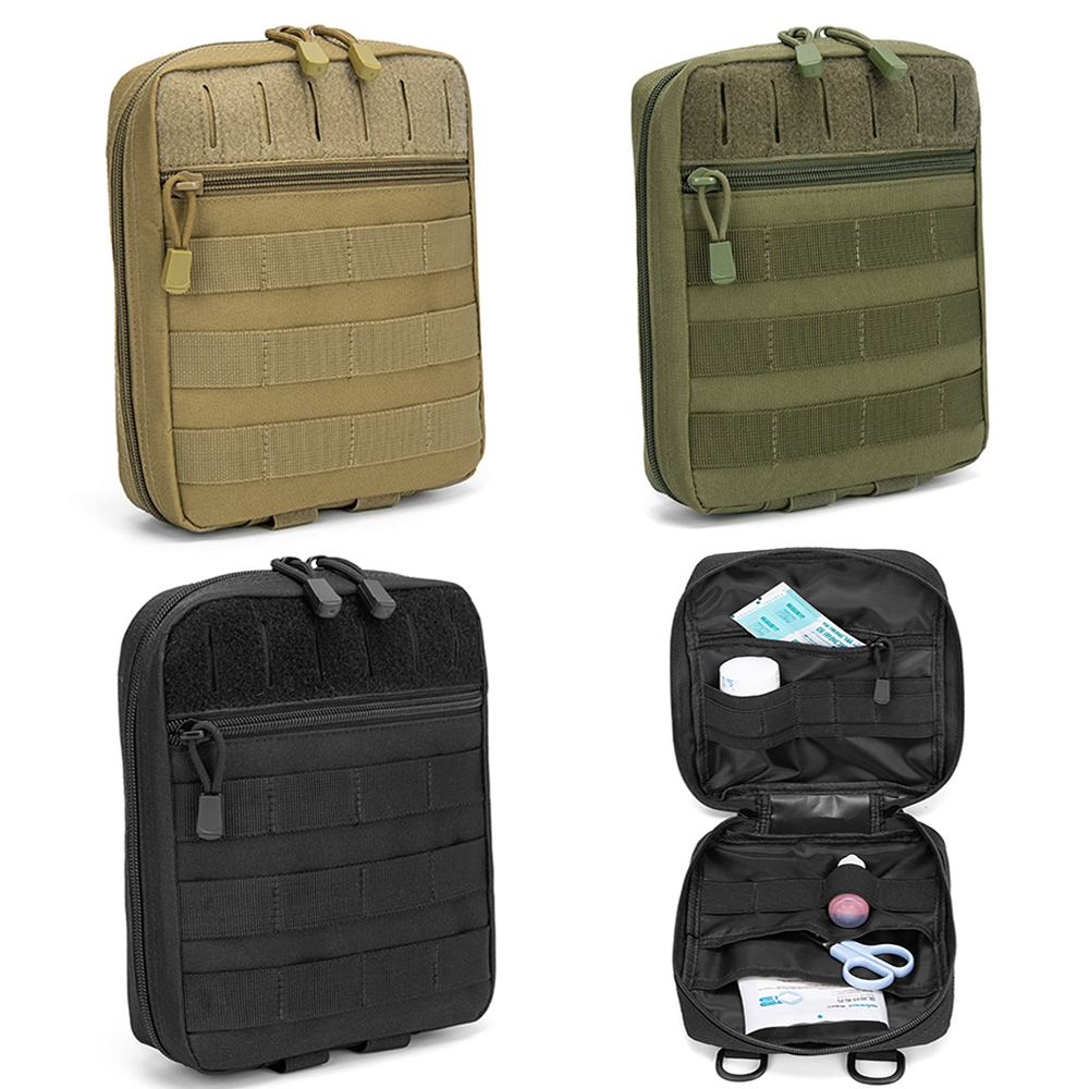 First Aid Kit Camping - Kantong Taktis Molle EDC Kantong Peralatan