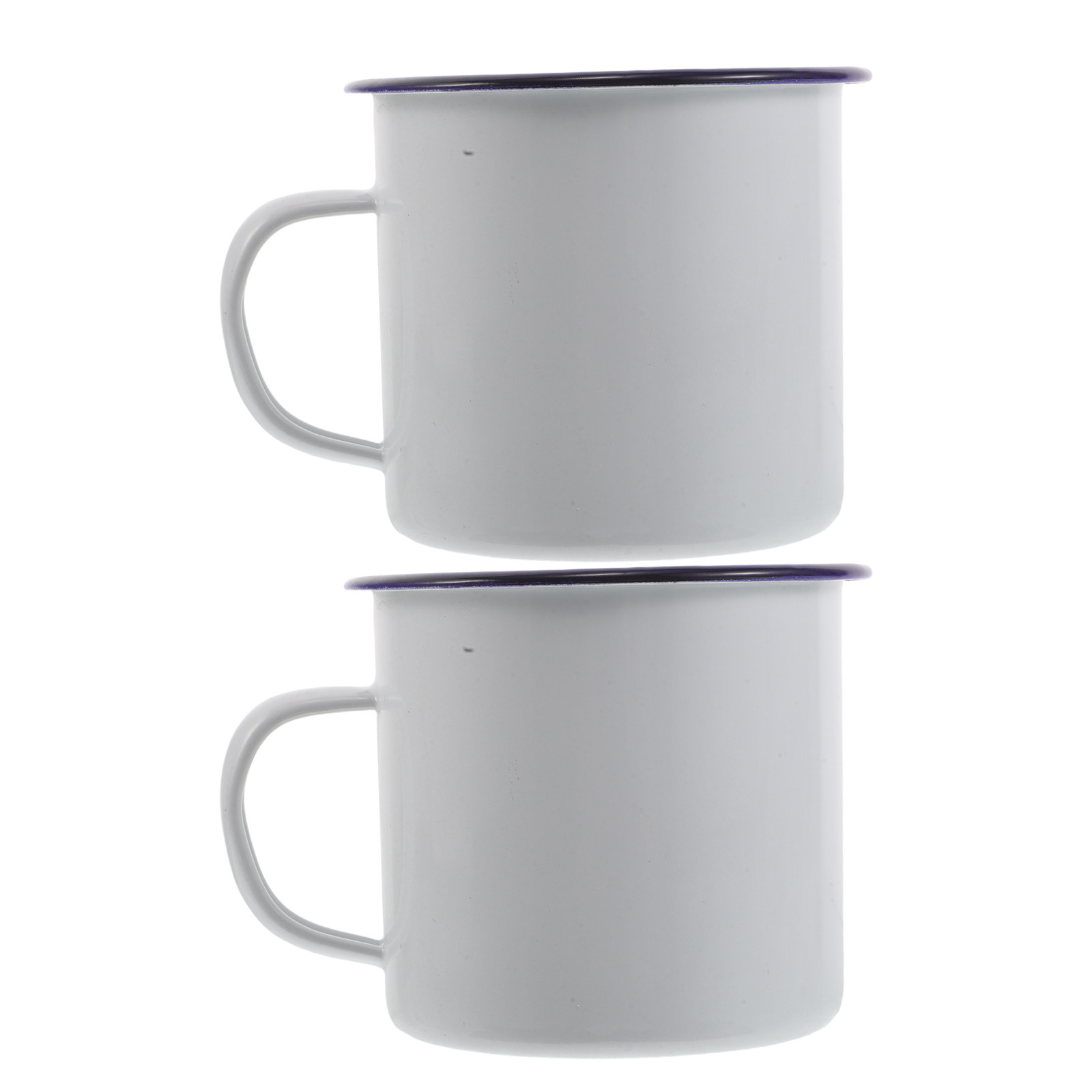 Outdoor Camping In Winter - 2Pcs Set Mug Enamel Cangkir Kopi