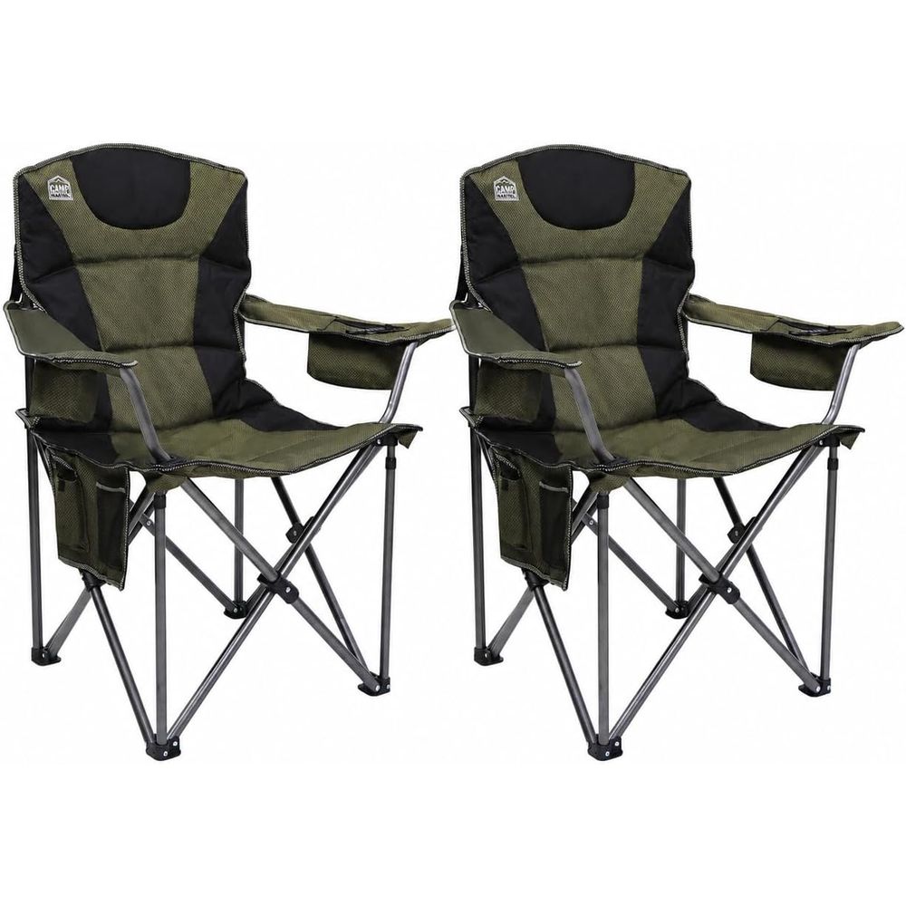 Outdoor Oversized Camping Chair - Kursi Empuk Ukuran Besar 2 Buah