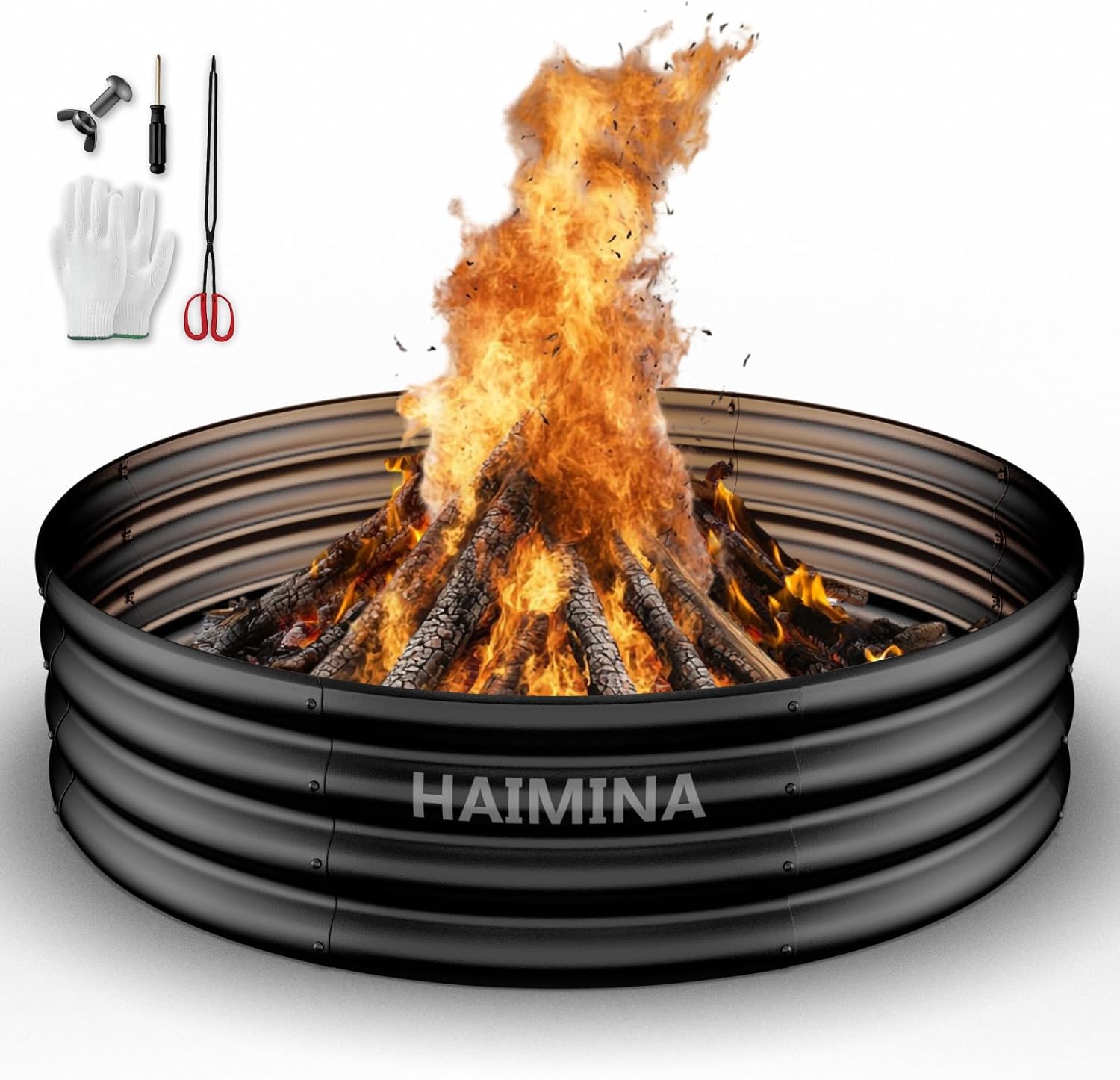 Outdoor Camping Fire - Cincin Perapian Tugas Berat 36 Inci