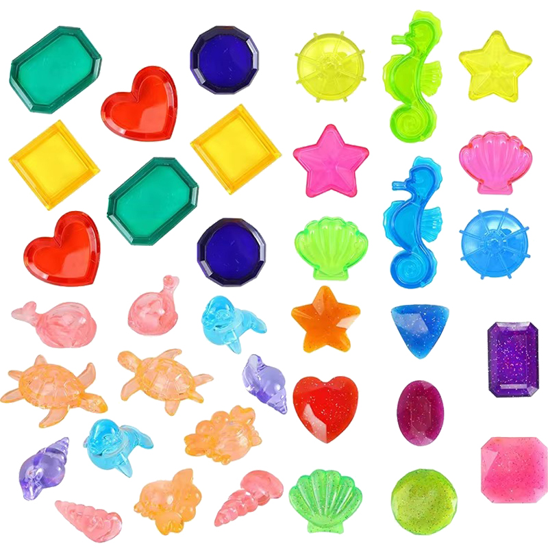 Outdoor Camping Games For Kids - Mainan Permata Plastik Berwarna Anak-anak Permainan
