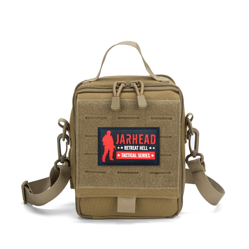 First Aid Kit Camping - Tas Selempang Taktis MOLLE EDC, Kantong