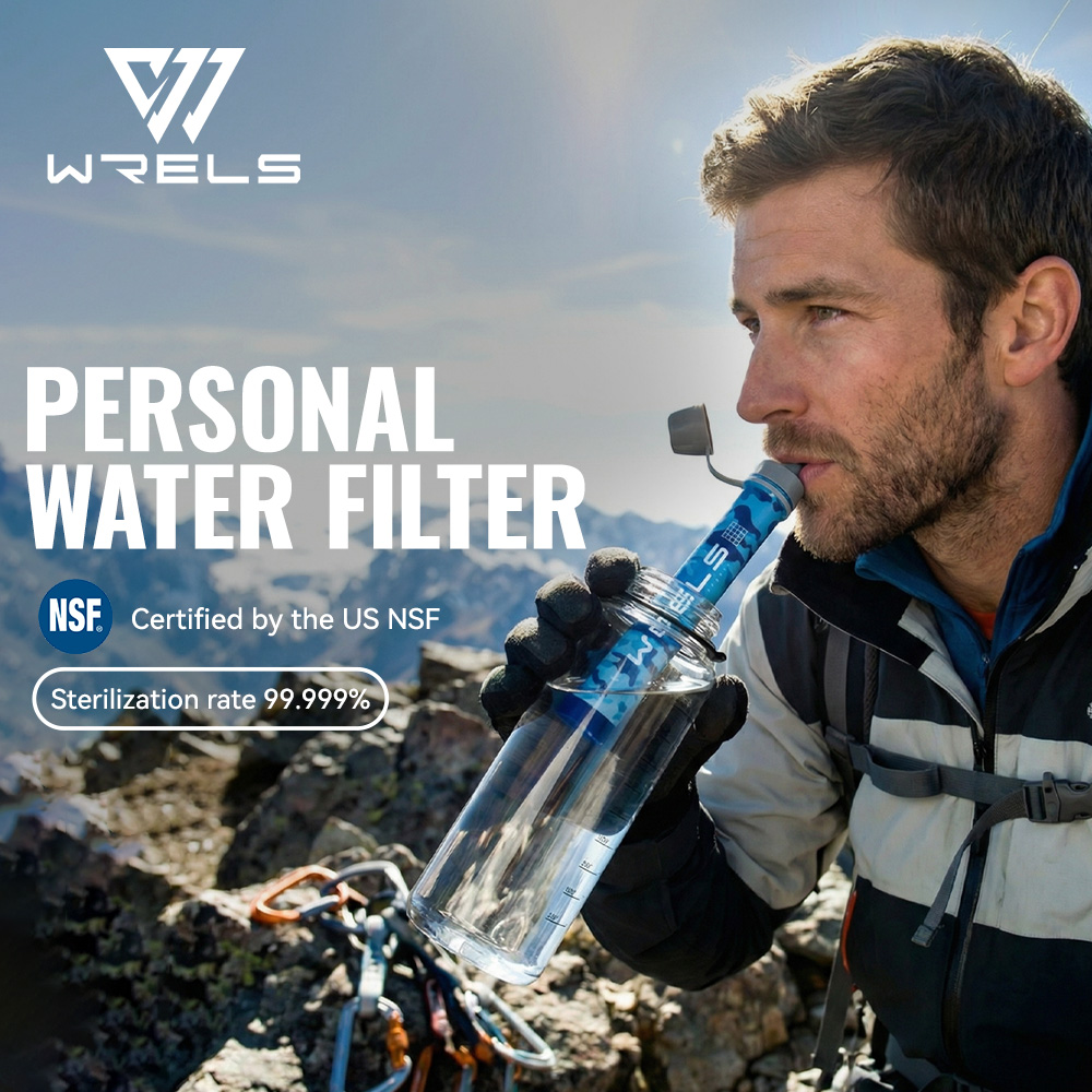 Outdoor Camping Water Filter - WRELS Set Filter Air Portabel Luar