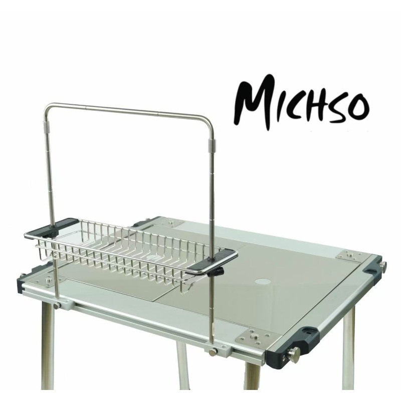Outdoor Camping Table With Storage - Braket Ekstensi Meja Camping Seri Michso