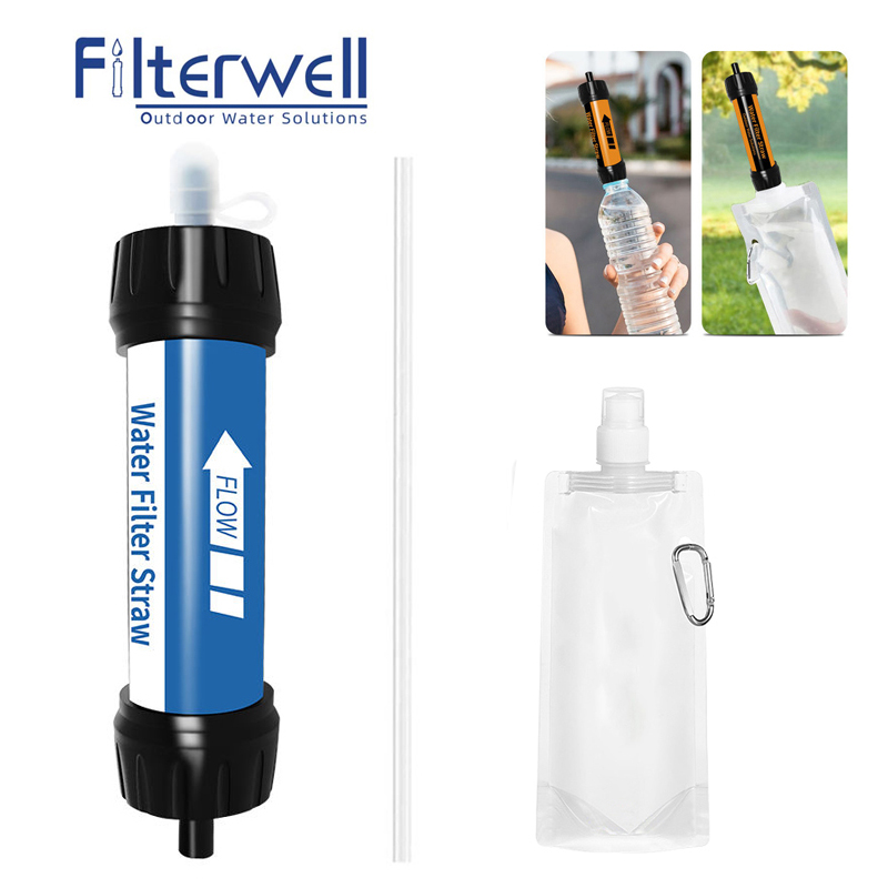 Outdoor Camping Water Filter - Filterwell pemurni air mendaki Mini, aksesori