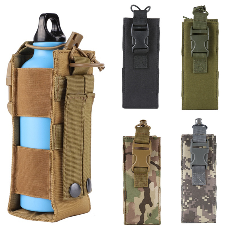 Outdoor Camping Kettle - Kantong Botol Air Molle untuk Olahraga