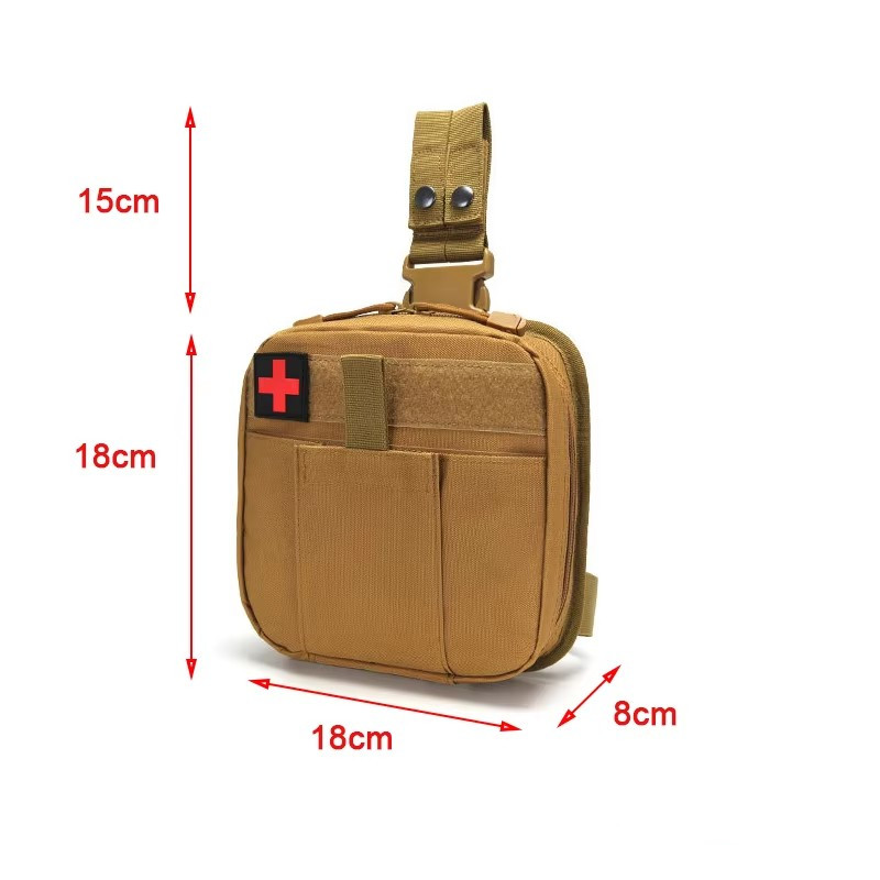 Tas Pouch MOLLE untuk Paha, Ta - First Aid Kit Camping ulasan dan harga