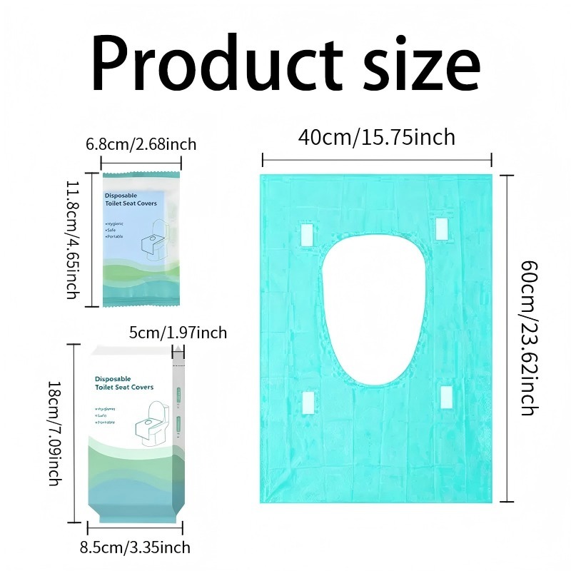 10/20pcs Penutup Dudukan Toile - Portable Camp Toilet ulasan dan harga