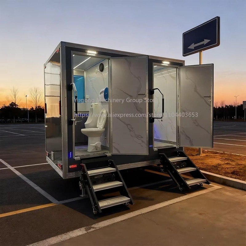 Trailer Toilet Portabel Mewah, - Portable Camp Toilet ulasan dan harga