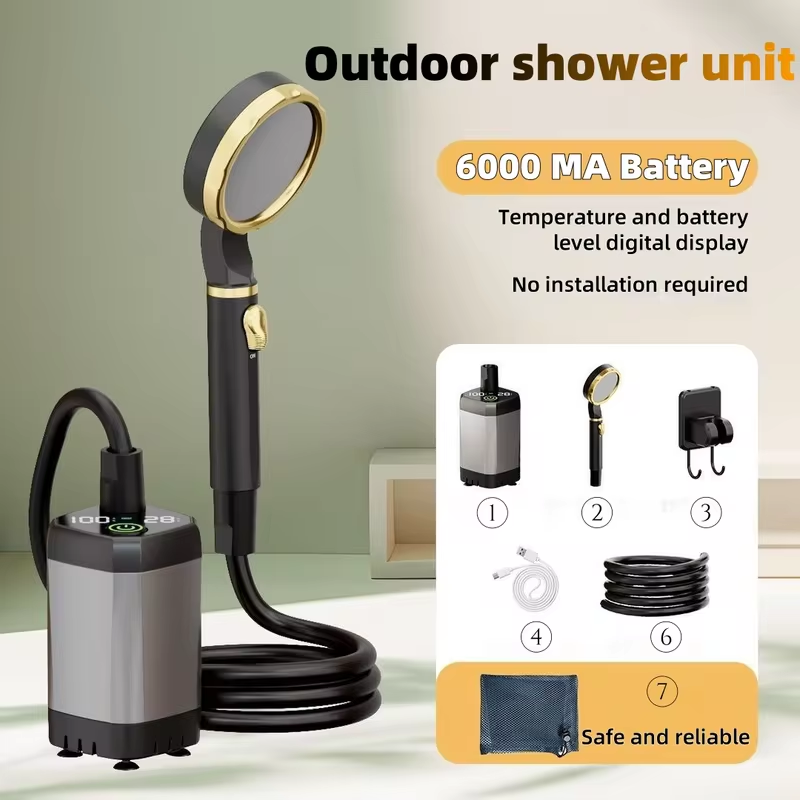 Unit Shower Listrik Portabel u - Outdoor Camping Shower ulasan dan harga