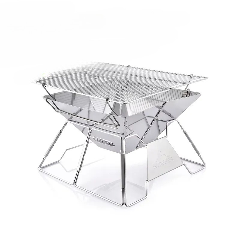 Pemanggang BBQ untuk Berkemah  - Outdoor Camping Wood Burning Stove ulasan dan harga