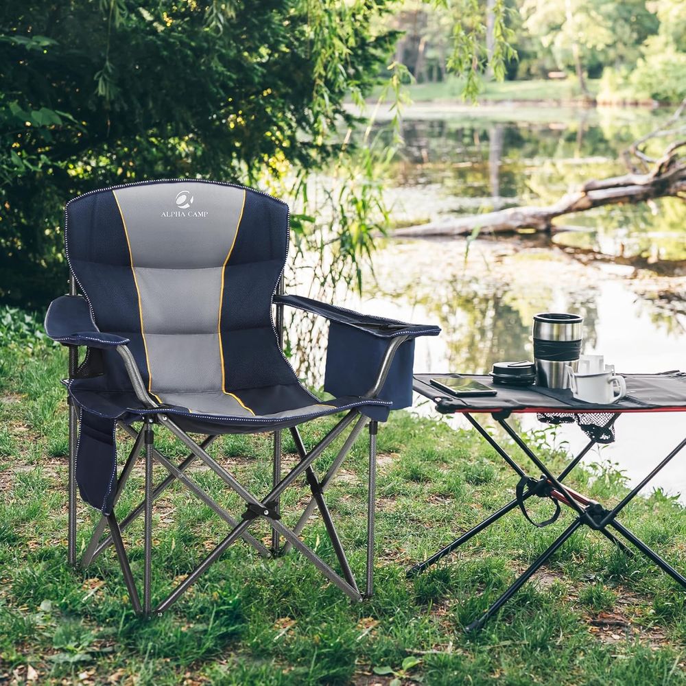 Kursi Camping Ukuran Besar, Ku - Outdoor Oversized Camping Chair ulasan dan harga