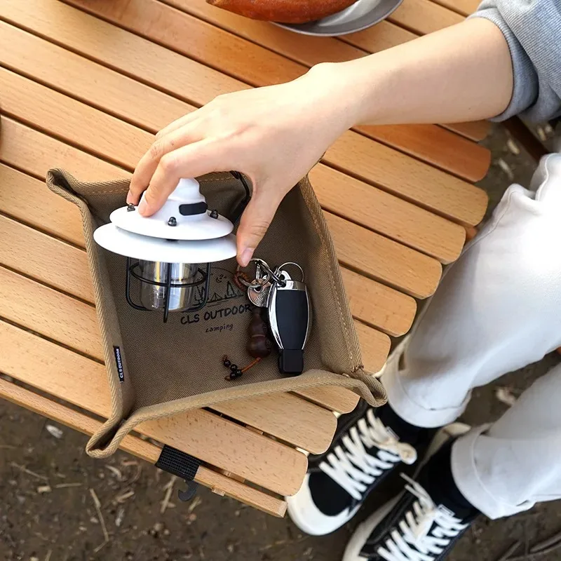 Baki Penyimpanan Perlengkapan  - Outdoor Camping Table With Storage ulasan dan harga
