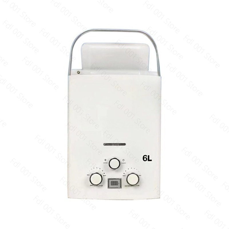 Pemanas Air Gas Portabel 6L Ta - Outdoor Camping Hot Water Heater ulasan dan harga