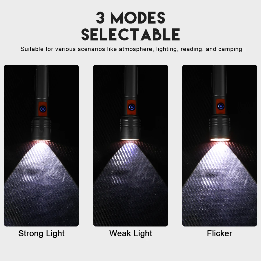 Senter LED Daya Tinggi Senter  - Outdoor Camping Lantern ulasan dan harga