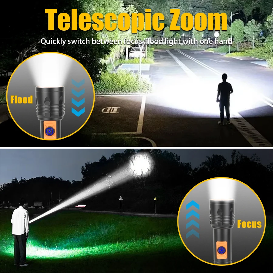 Senter LED Daya Tinggi Senter  - Outdoor Camping Lantern ulasan dan harga