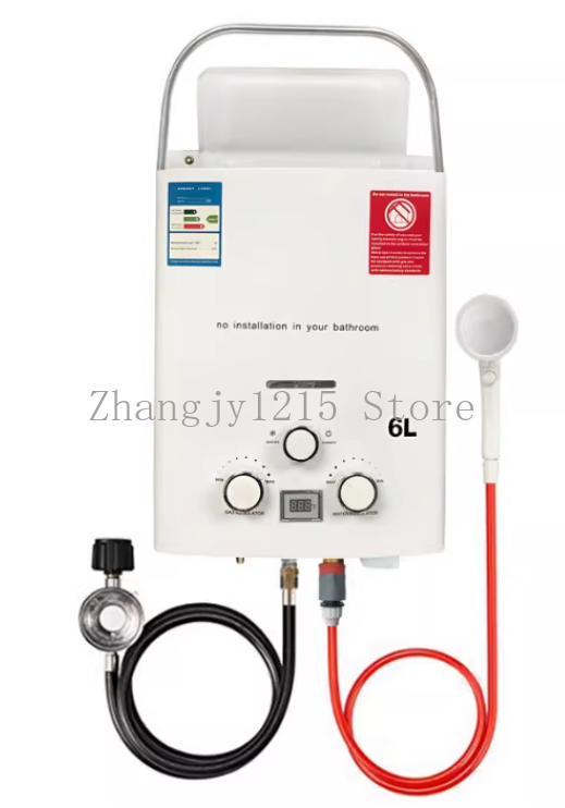 Pemanas Air Tanpa Tangki Gas L - Outdoor Camping Hot Water Heater ulasan dan harga