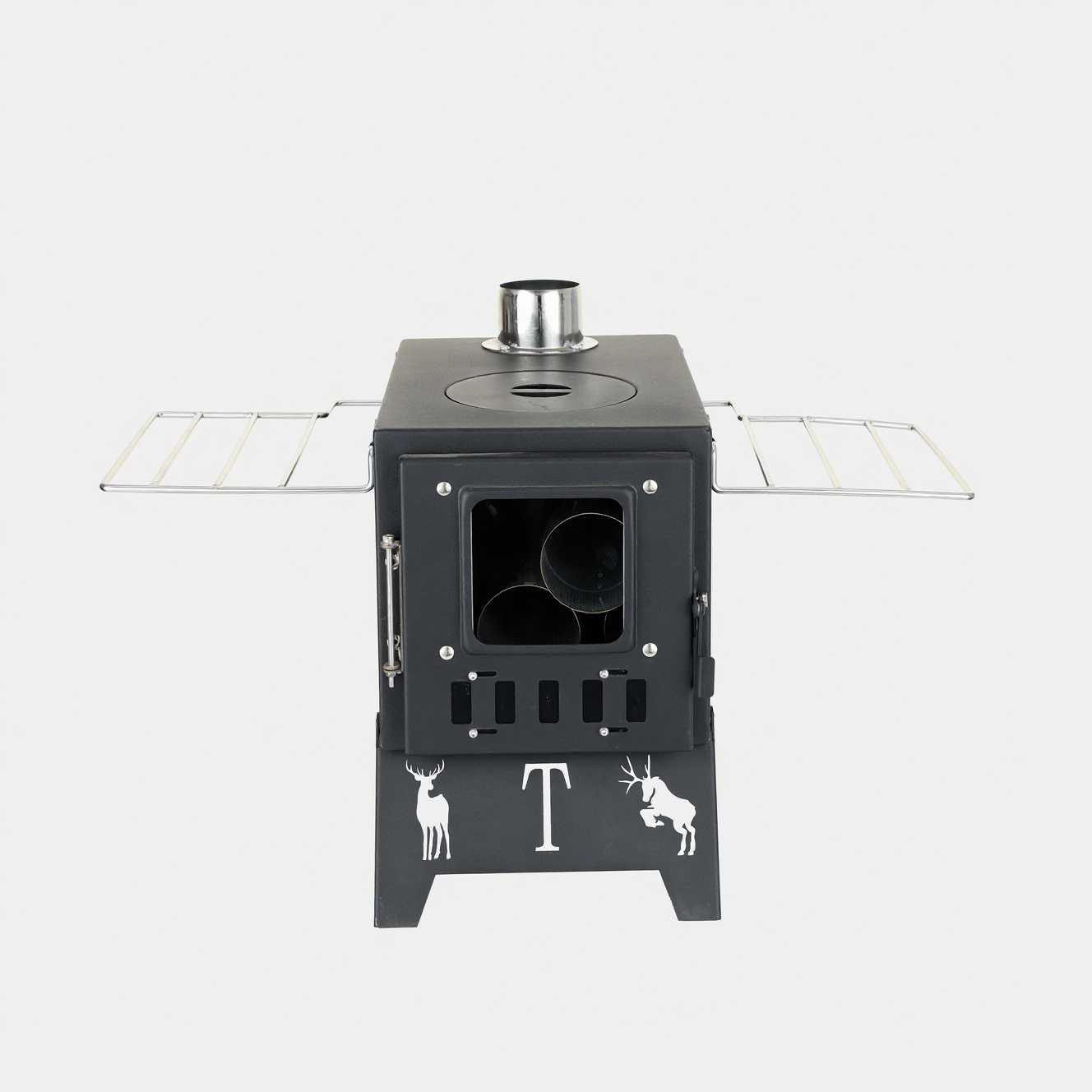 Kompor Pembakaran Kayu Stainle - Outdoor Camping Wood Burning Stove ulasan dan harga