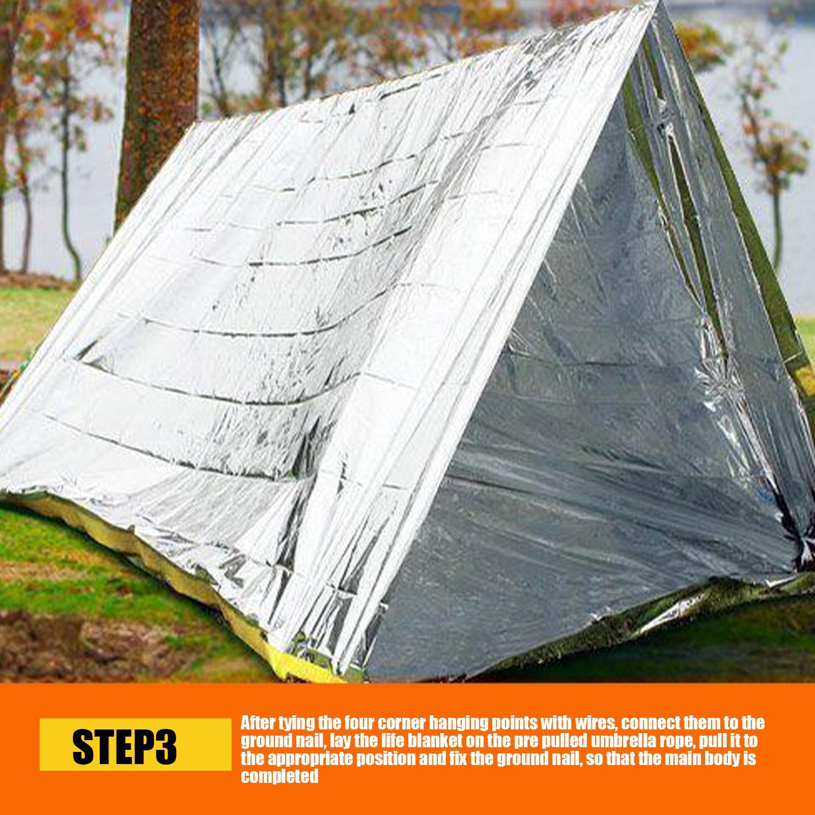 1 Buah Selimut Darurat Tahan A - First Aid Kit Camping ulasan dan harga
