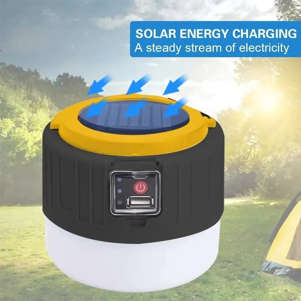 Lampu Camping Tenaga Surya LED - Outdoor Camping Lantern ulasan dan harga
