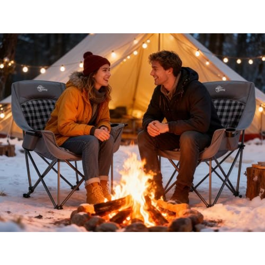Kursi Camping Ukuran Besar unt - Outdoor Oversized Camping Chair ulasan dan harga