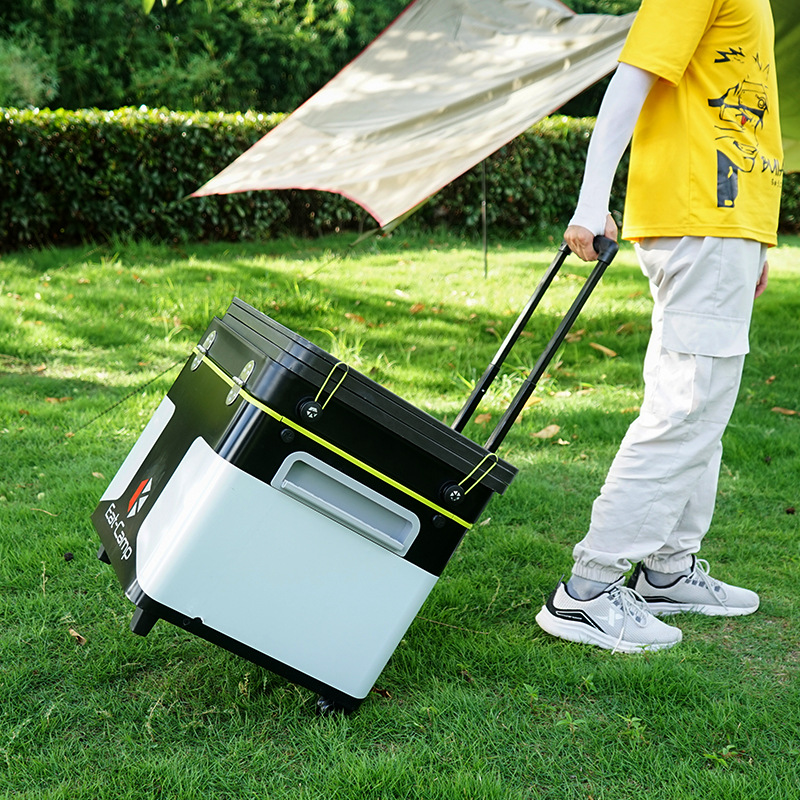 Meja Dapur Portabel untuk Berk - Outdoor Camping Table With Storage ulasan dan harga
