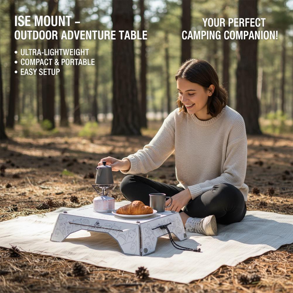 Meja Lipat Portabel Multifungs - Outdoor Camping Table With Storage ulasan dan harga
