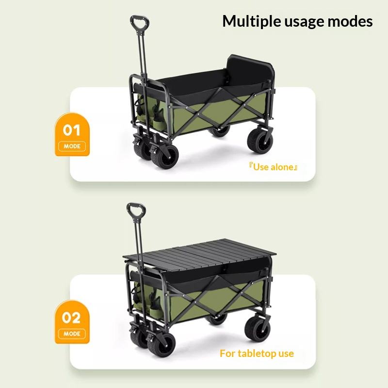 Gerobak Utilitas Camping Roda  - Outdoor Camping Table With Storage ulasan dan harga