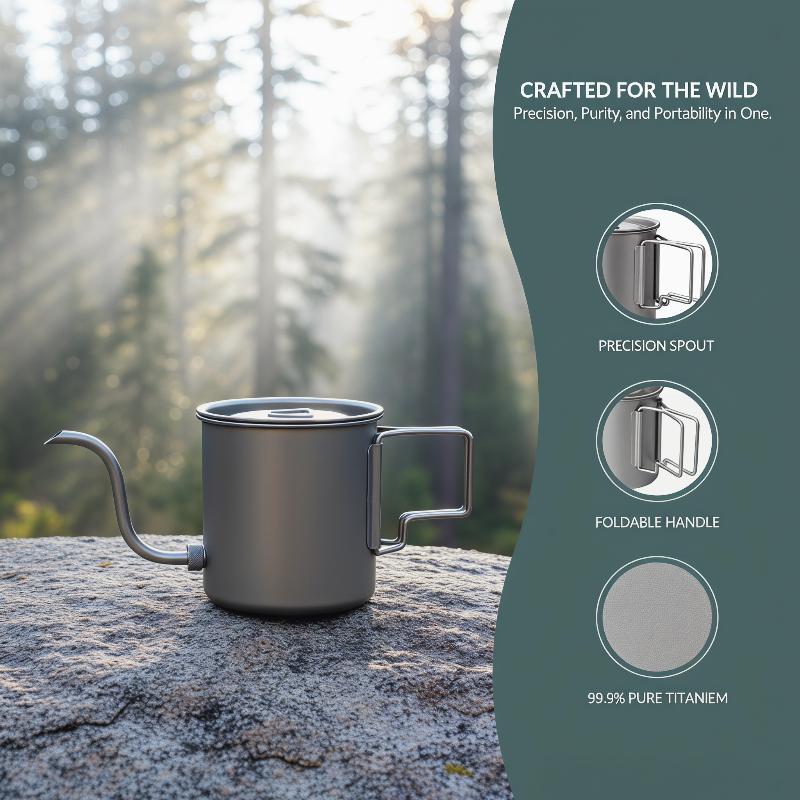 Ketel Kopi Pour Over Gooseneck - Outdoor Camping Kettle ulasan dan harga