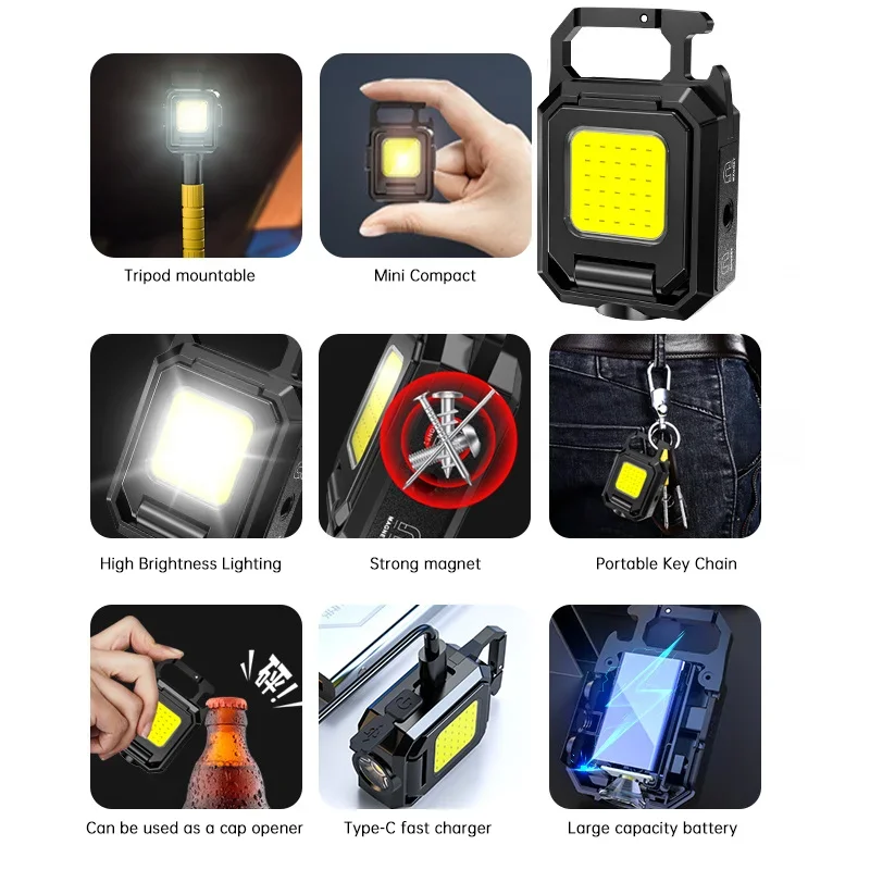 Lampu Gantungan Kunci Senter M - Outdoor Camping Lantern ulasan dan harga