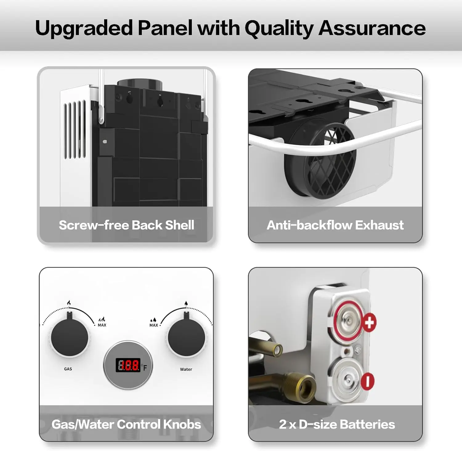 Pemanas Air Tanpa Tangki Propa - Outdoor Camping Hot Water Heater ulasan dan harga