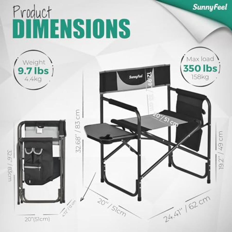 Kursi Direktur Camping Ukuran  - Outdoor Oversized Camping Chair ulasan dan harga