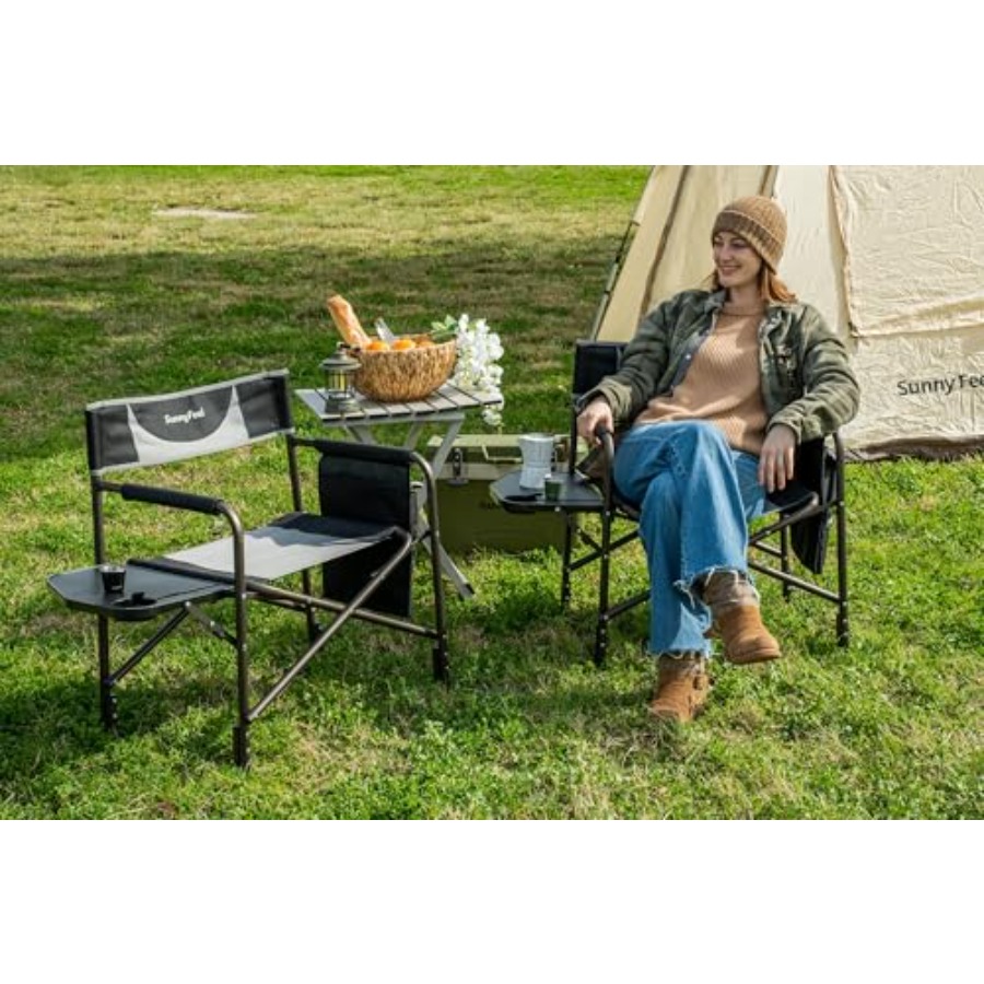 Kursi Direktur Camping Ukuran  - Outdoor Oversized Camping Chair ulasan dan harga