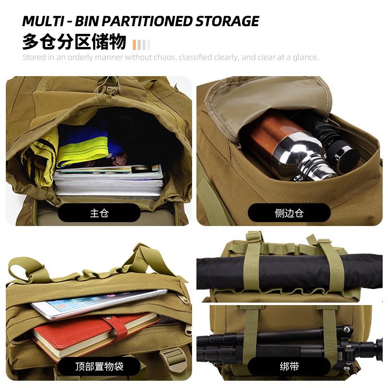 Ransel Taktis Kapasitas Besar  - Lightweight Backpack 65L ulasan dan harga