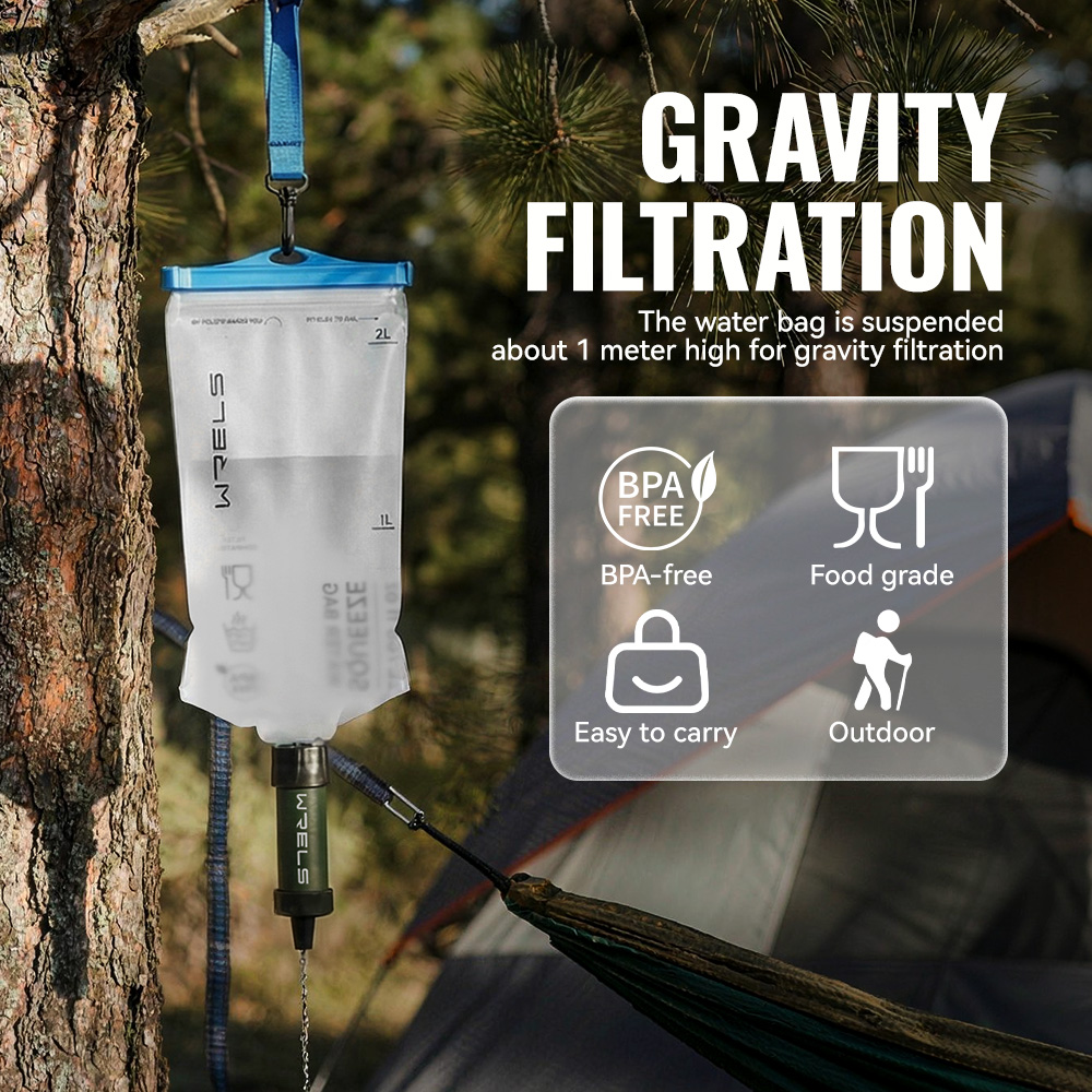 Sedotan Filter Air Mini Pribad - Outdoor Camping Water Filter ulasan dan harga