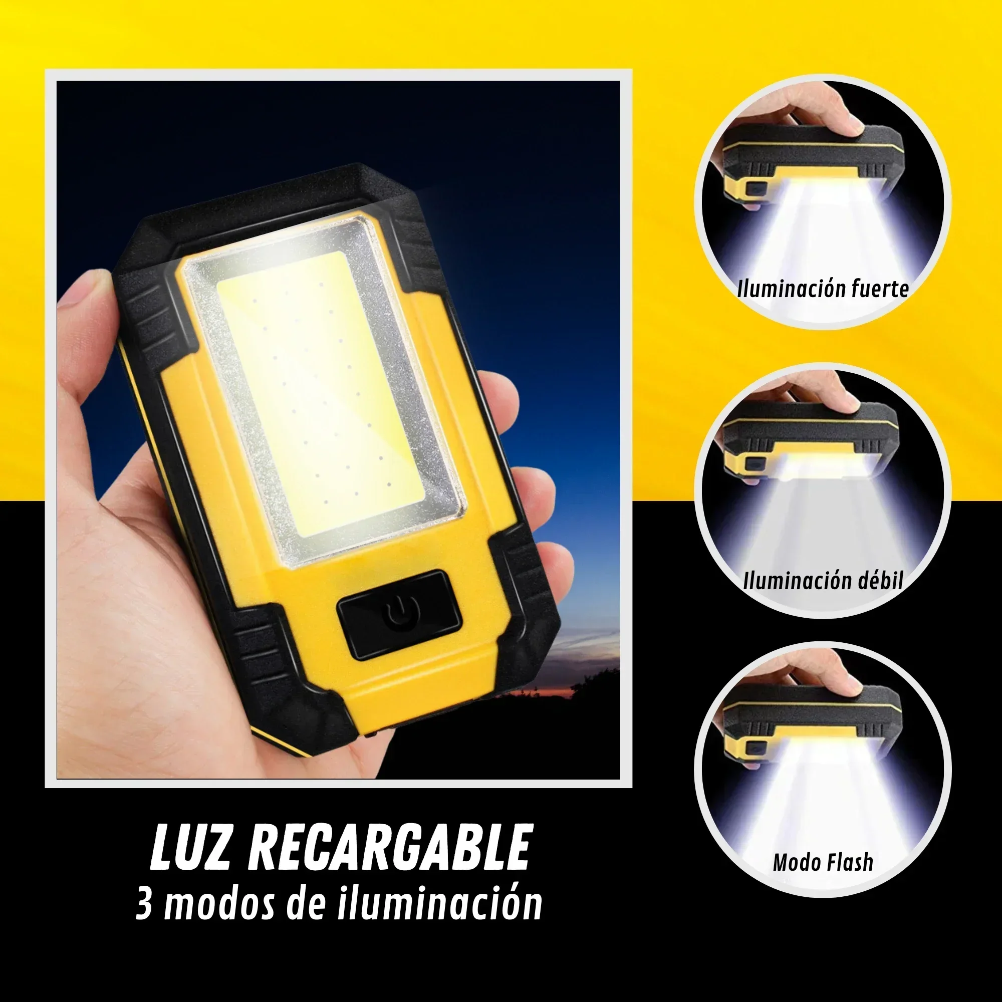 Lampu Kerja Isi Ulang 4000mAh  - Outdoor Camping Lantern ulasan dan harga