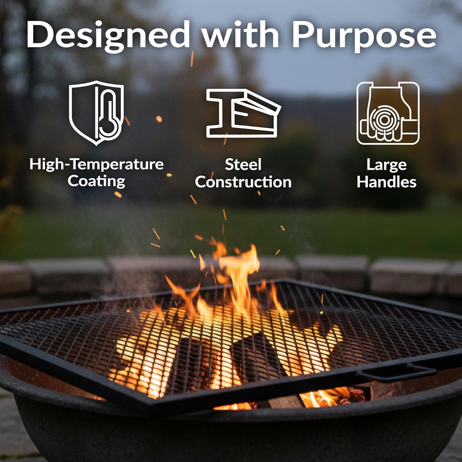 Rak Panggangan Api Baja Kuat B - Outdoor Camping Fire ulasan dan harga