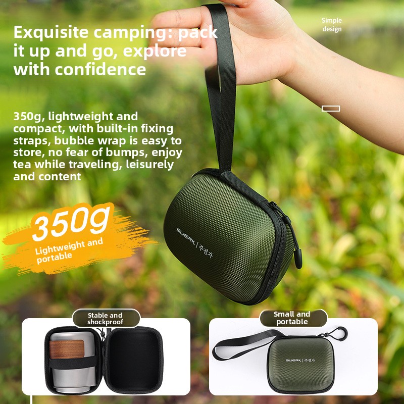 Set Teh Portabel untuk Perjala - Outdoor Camping Kettle ulasan dan harga